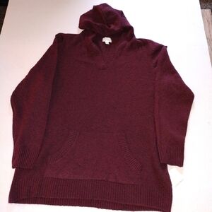 XL Maroon Hoodie | Soft Knit Pullover | Kangaroo Pocket | Excellent Condition